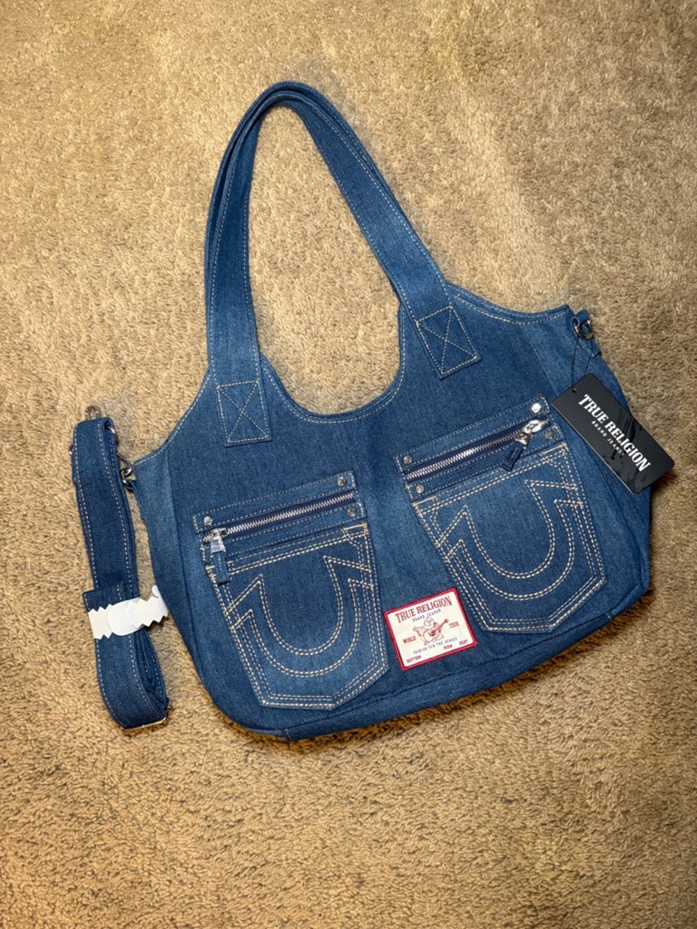 True Religion Denim Shoulder Bag